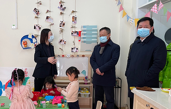 “疫”散花來，任重致遠！——幼教板塊復學第一天集團領導蒞臨指導